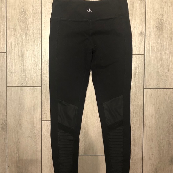 Alo High-Waisted Moto Leggings-S - Picture 5 of 6